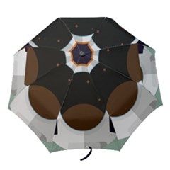 Astronaut Space Astronomy Universe Folding Umbrellas by Pakrebo