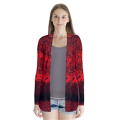 Planet Hell Hell Mystical Fantasy Drape Collar Cardigan by Pakrebo