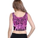 Fractal Math Geometry Visualization Pink Crop Top View3