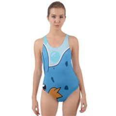 Patokip Cut-out Back One Piece Swimsuit by MuddyGamin9