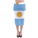 Argentina Flag Midi Pencil Skirt View1