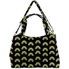 Pride Rainbow Flag Pattern Double Compartment Shoulder Bag by Valentinaart