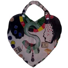 20180728 035814 Burst01 Giant Heart Shaped Tote by 2872609