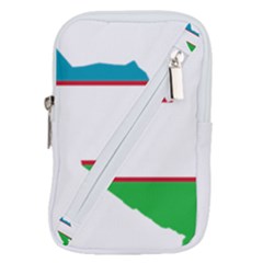 Borders Country Flag Geography Map Belt Pouch Bag (small) by Sapixe