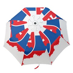 Slovakia Country Europe Flag Folding Umbrellas by Sapixe