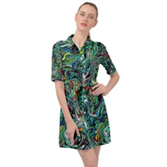 D 4 Belted Shirt Dress by ArtworkByPatrick