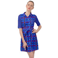 D 6 Belted Shirt Dress by ArtworkByPatrick