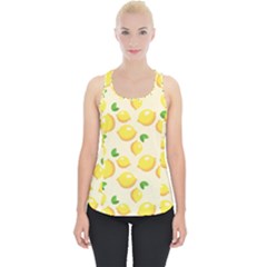 Fruits Template Lemons Yellow Piece Up Tank Top by Pakrebo