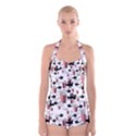 Movies and Popcorn Boyleg Halter Swimsuit  View1