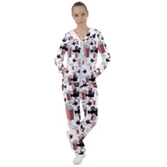 Movies And Popcorn Women s Tracksuit by bloomingvinedesign