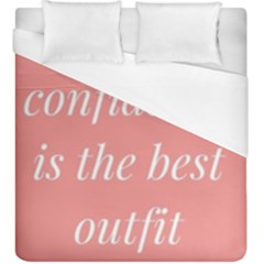 Self Confidence  Duvet Cover (king Size) by Abigailbarryart