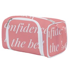 Self Confidence  Toiletries Pouch by Abigailbarryart