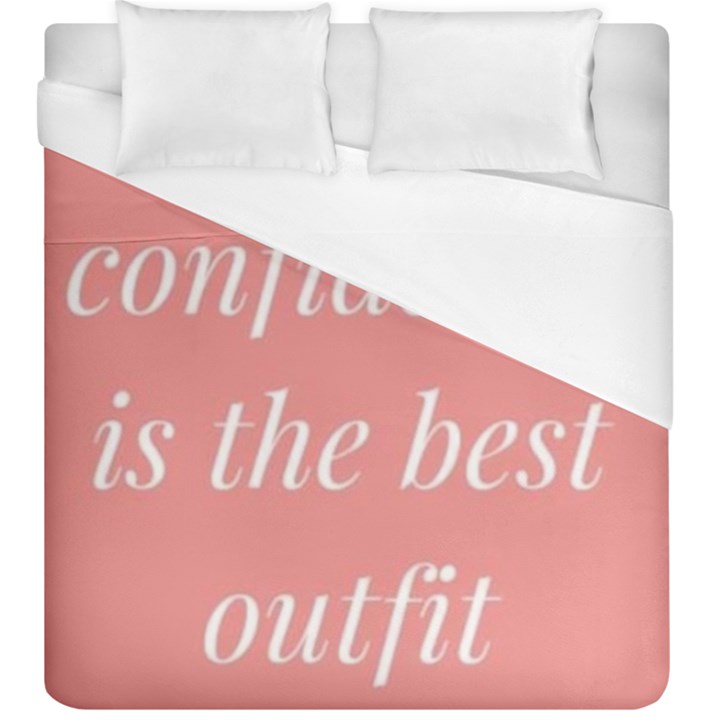 Self confidence  Duvet Cover (King Size)