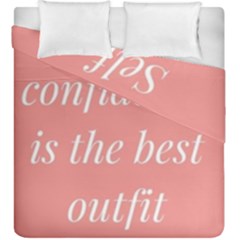 Self Confidence  Duvet Cover Double Side (king Size) by Abigailbarryart