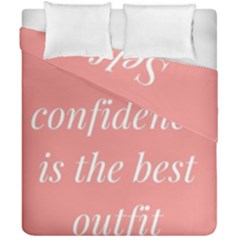 Self Confidence  Duvet Cover Double Side (california King Size) by Abigailbarryart