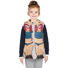 20190101 232308 Kids  Hooded Puffer Vest by Abigailbarryart