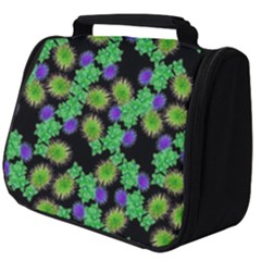 Flowers Pattern Background Full Print Travel Pouch (big) by HermanTelo