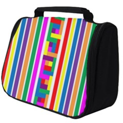 Rainbow Geometric Spectrum Full Print Travel Pouch (big) by Mariart