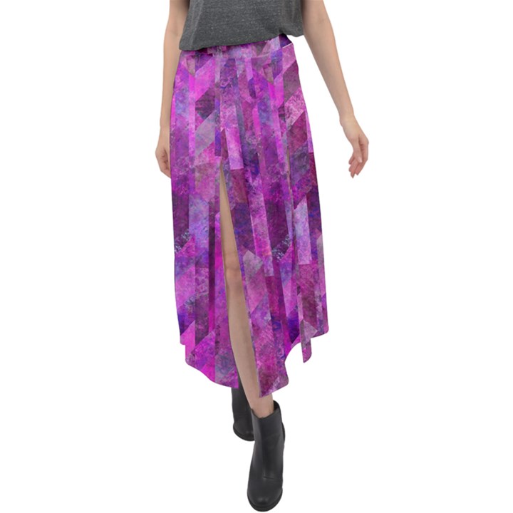 Usdivided Velour Split Maxi Skirt