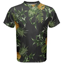 Pineapples Pattern Men s Cotton Tee by Sobalvarro