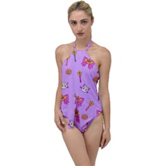 Moon Go With The Flow One Piece Swimsuit by Mezalola