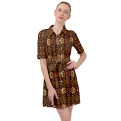 L 7 Belted Shirt Dress by ArtworkByPatrick