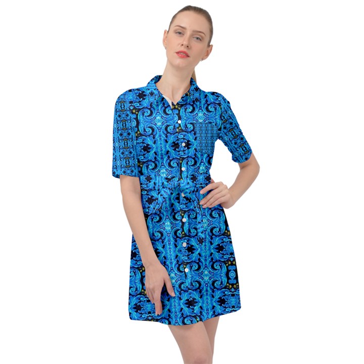 L 9 Belted Shirt Dress