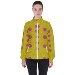 Bloom On In  The Sunshine Decorative Women s High Neck Windbreaker by pepitasart