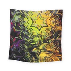 Background Star Abstract Colorful Square Tapestry (small) by HermanTelo