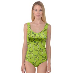 Fruit Apple Green Princess Tank Leotard  by HermanTelo