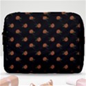 Peach Rose Black Make Up Pouch (Large) View1