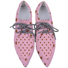 Peach Rose Pink Women s Pointed Oxford Shoes by snowwhitegirl