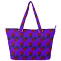 Red Roses Blue Purple Full Print Shoulder Bag View1