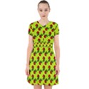 Red Roses Lime Green Adorable in Chiffon Dress View1