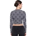 Fabric Geometric Shape Long Sleeve Zip Up Bomber Jacket View2