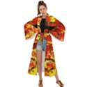 Secret Sign Of Masons Maxi Kimono View1