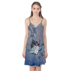 Sport, Surfboard With Flowers And Fish Camis Nightgown by FantasyWorld7