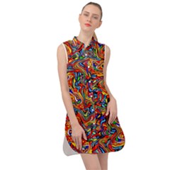 New Arrivals-a-9 Sleeveless Shirt Dress by ArtworkByPatrick