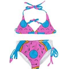 Donut Doughnut Dessert Clip Art Kids  Classic Bikini Set by Simbadda