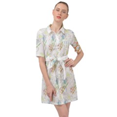 All About Chemistry Thc Belted Shirt Dress by AlleghenyCityArt