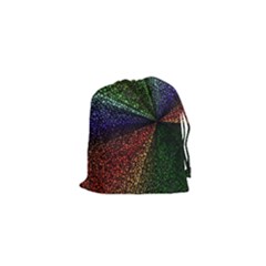 Abstract Colorful Pieces Mosaics Drawstring Pouch (xs) by Vaneshart