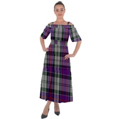 Culloden Dress Tartan Shoulder Straps Boho Maxi Dress  by impacteesstreetwearfour