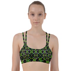 Abstract 1 Line Them Up Sports Bra by ArtworkByPatrick