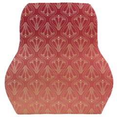 Red Gold Art Decor Car Seat Back Cushion  by HermanTelo