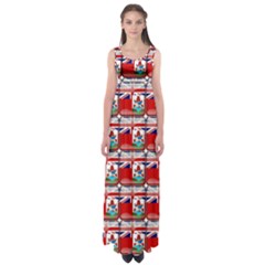 Flag Bermuda Empire Waist Maxi Dress by ArtworkByPatrick