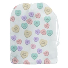 Hearts Drawstring Pouch (xxxl) by Lullaby