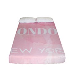 Paris, London, New York Fitted Sheet (full/ Double Size) by Lullaby