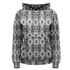 Black White 6 Women s Pullover Hoodie by ArtworkByPatrick