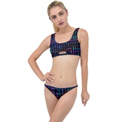 Stripes Background Black Colorful The Little Details Bikini Set by Simbadda