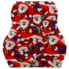 Nicholas Santa Christmas Pattern Car Seat Velour Cushion  by Simbadda